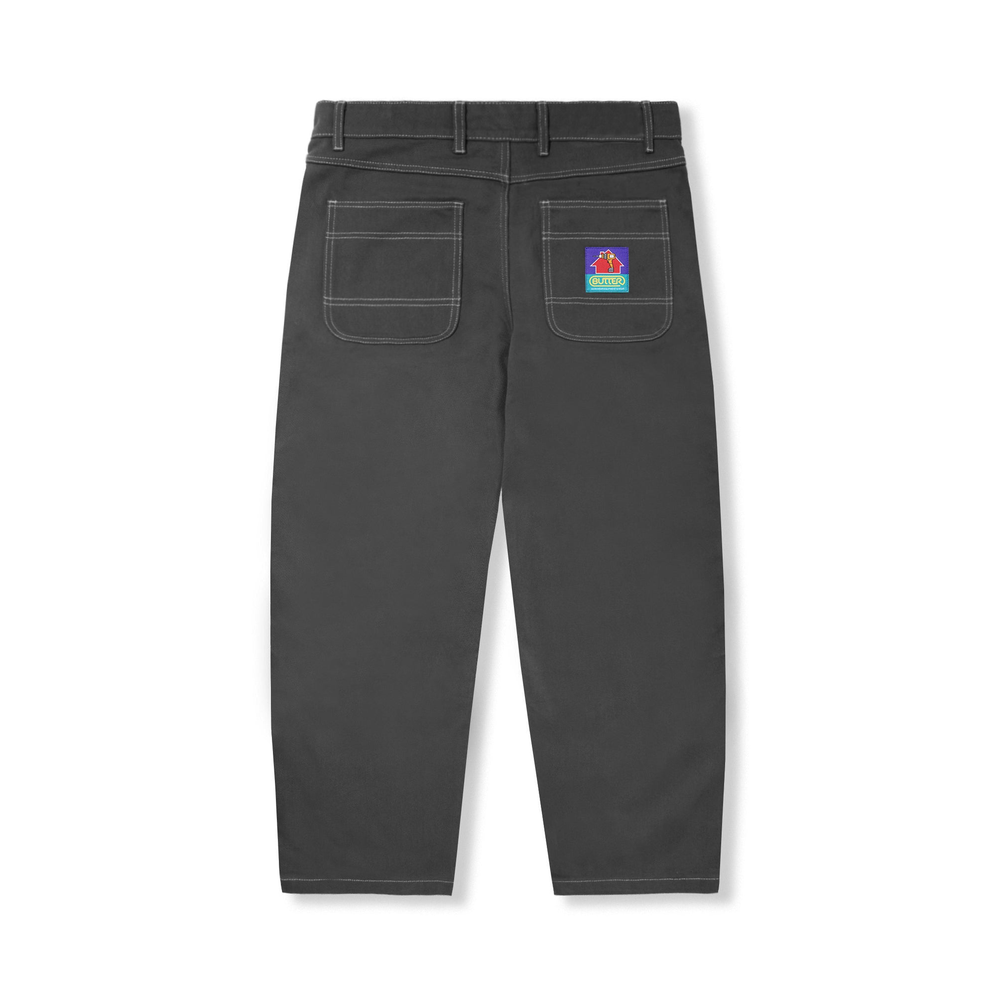 Butter Goods Work Double Knee Pants Charcoal