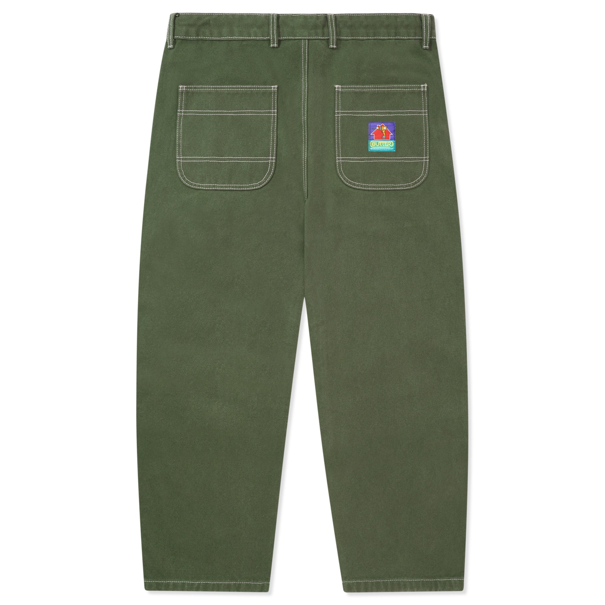 Butter Goods Work Double Knee Pants Washed Army