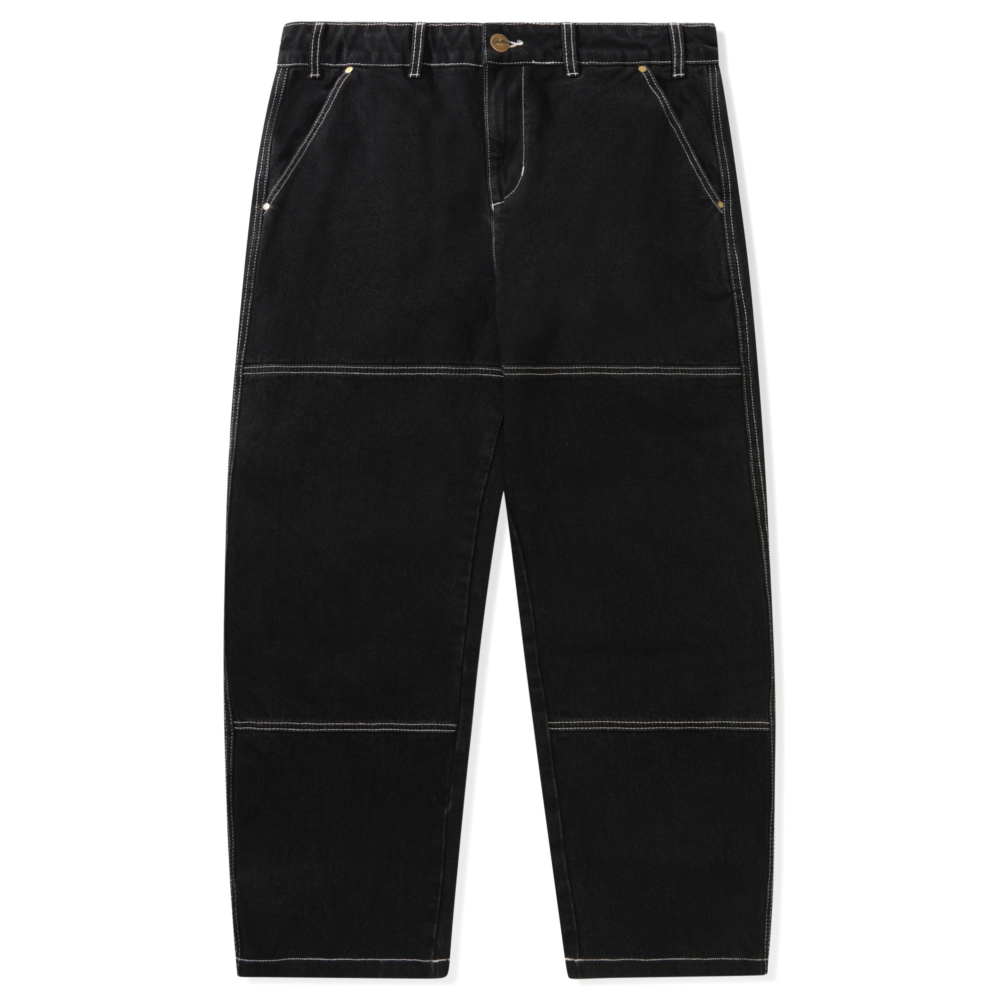 Butter Goods Work Double Knee Pants Washed Black