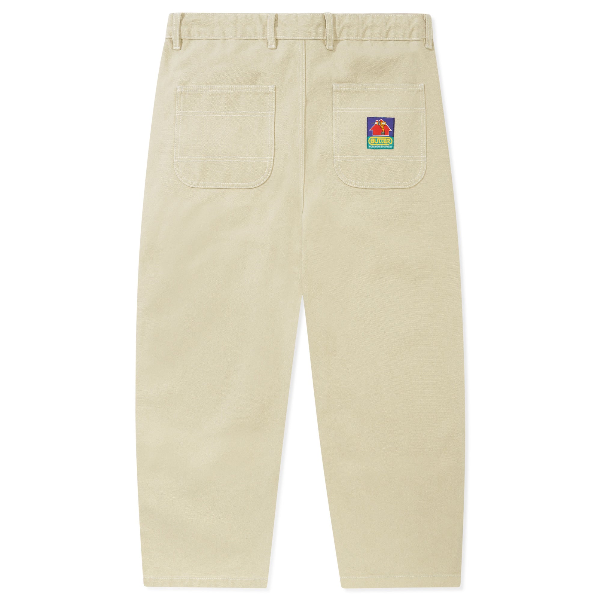 Butter Goods Work Double Knee Pants Washed Khaki