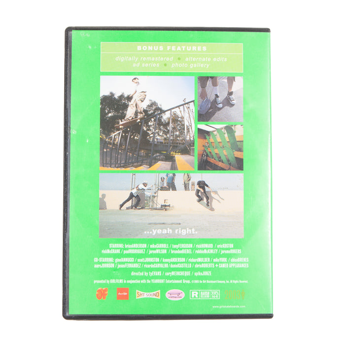 Overripe DVD Girl Yeah Right Limited Edition