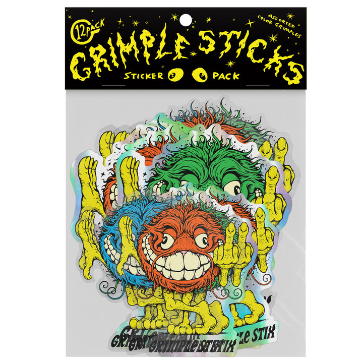 Grimple Stix Asphalt Animal Sticker Pack