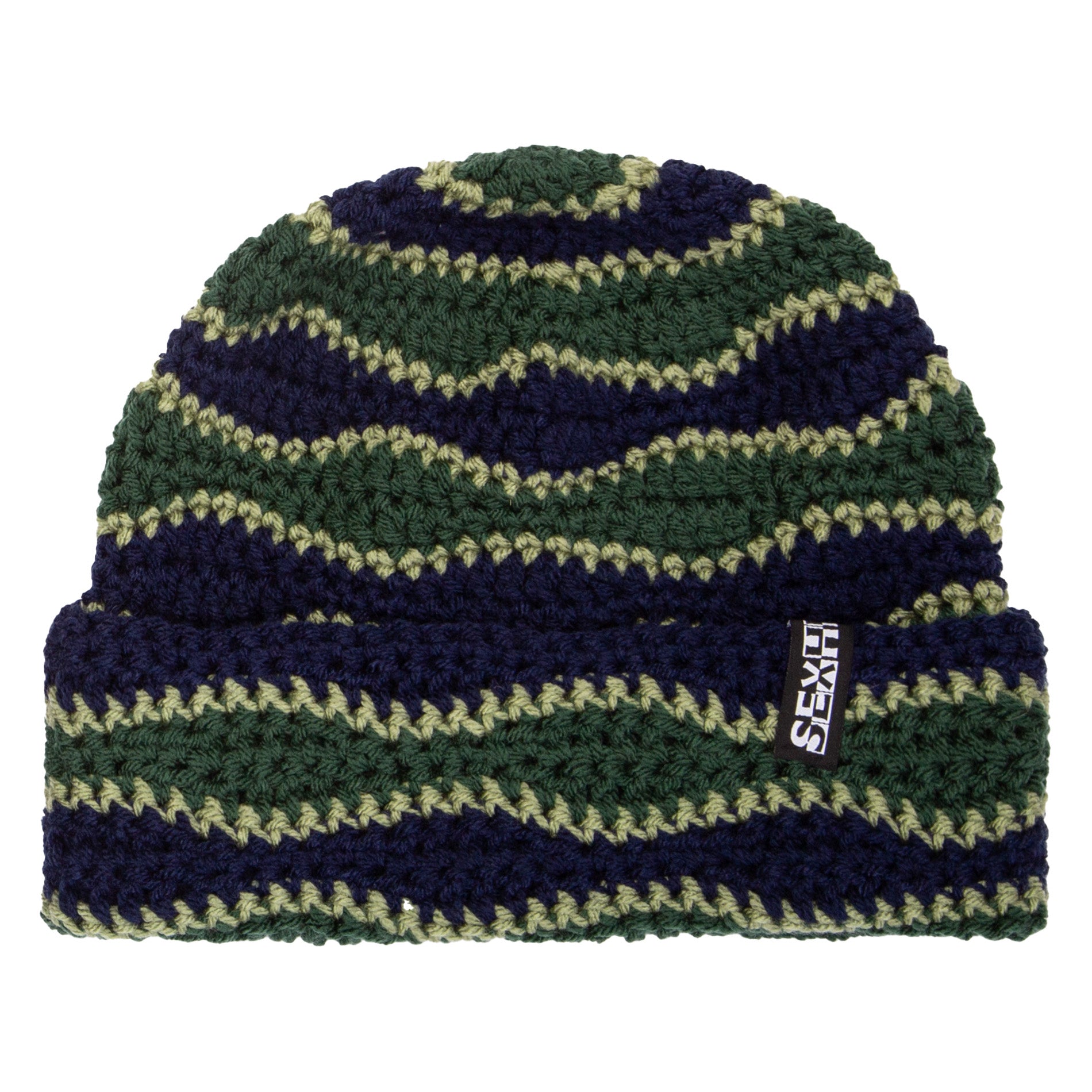 Sexhippies Wavelength Beanie Green/Blue