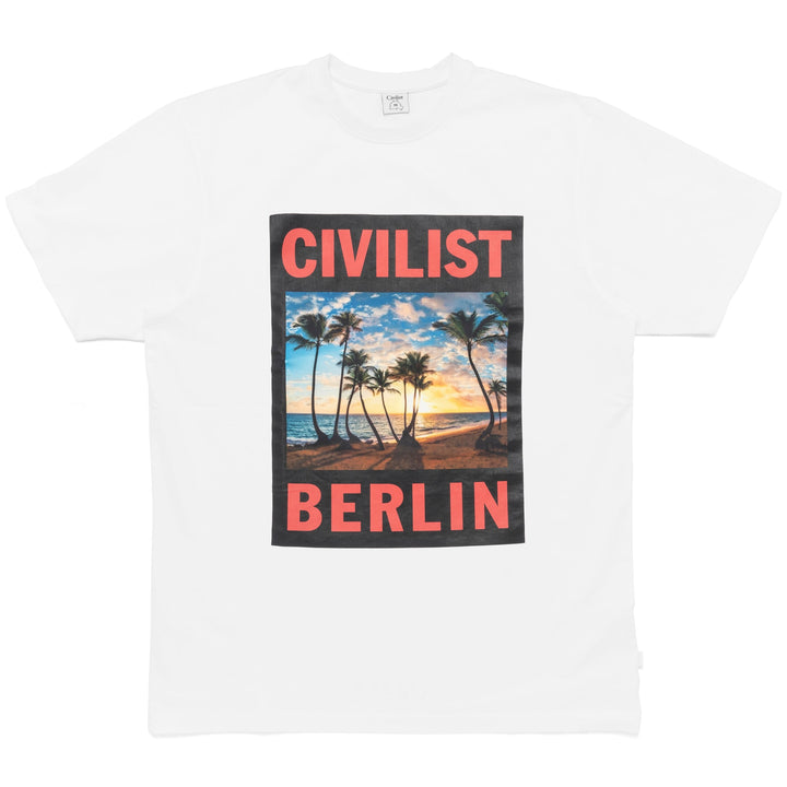 Civilist Palm Tee White