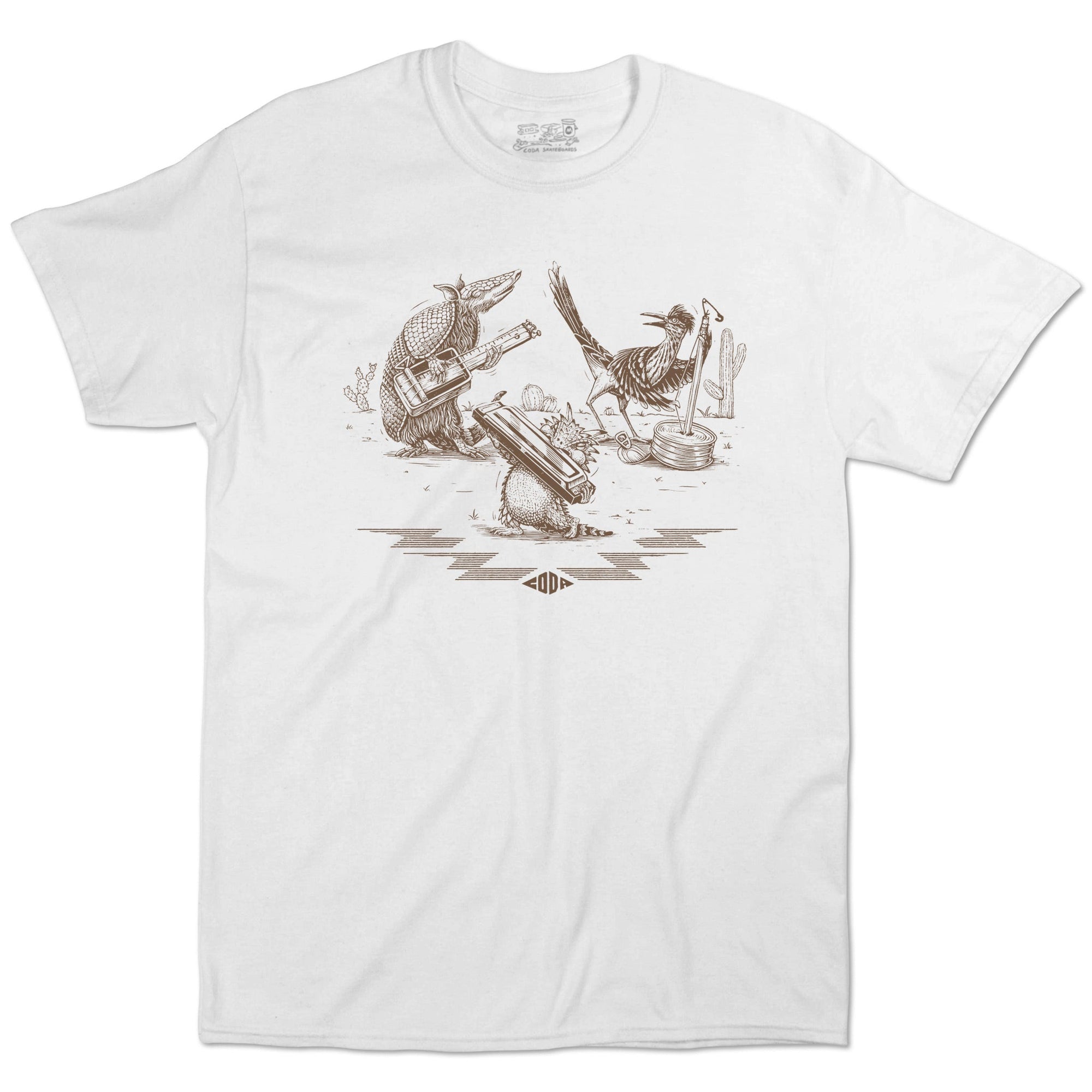Coda Desert Animals T-Shirt White