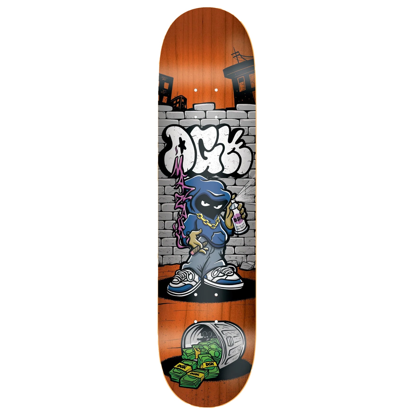 DGK Throwie Will Mazzari Pro Deck 8.1