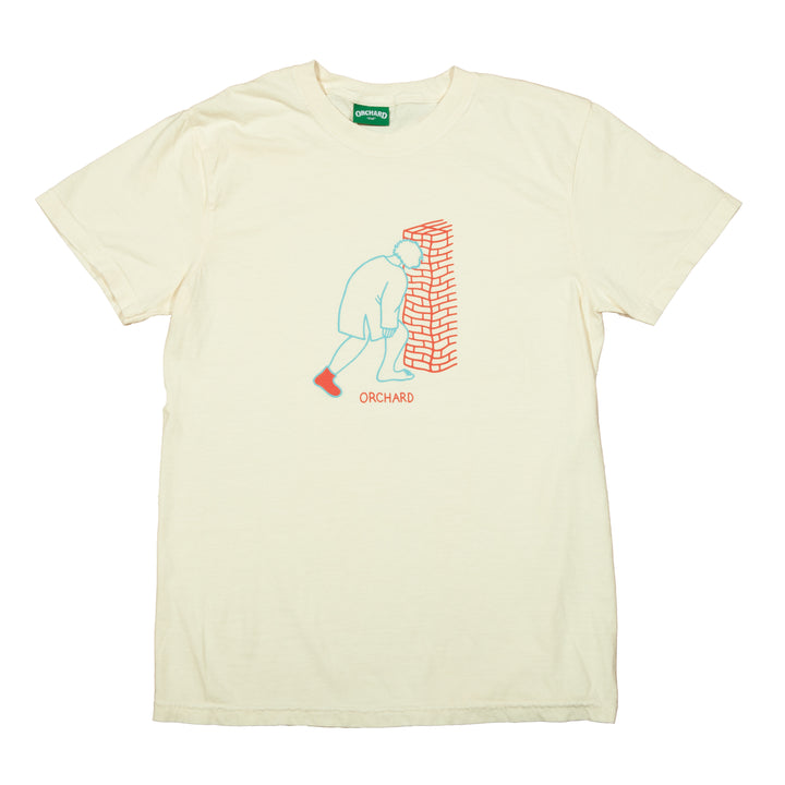 Orchard Entwistle Tee Ivory Garment Dyed