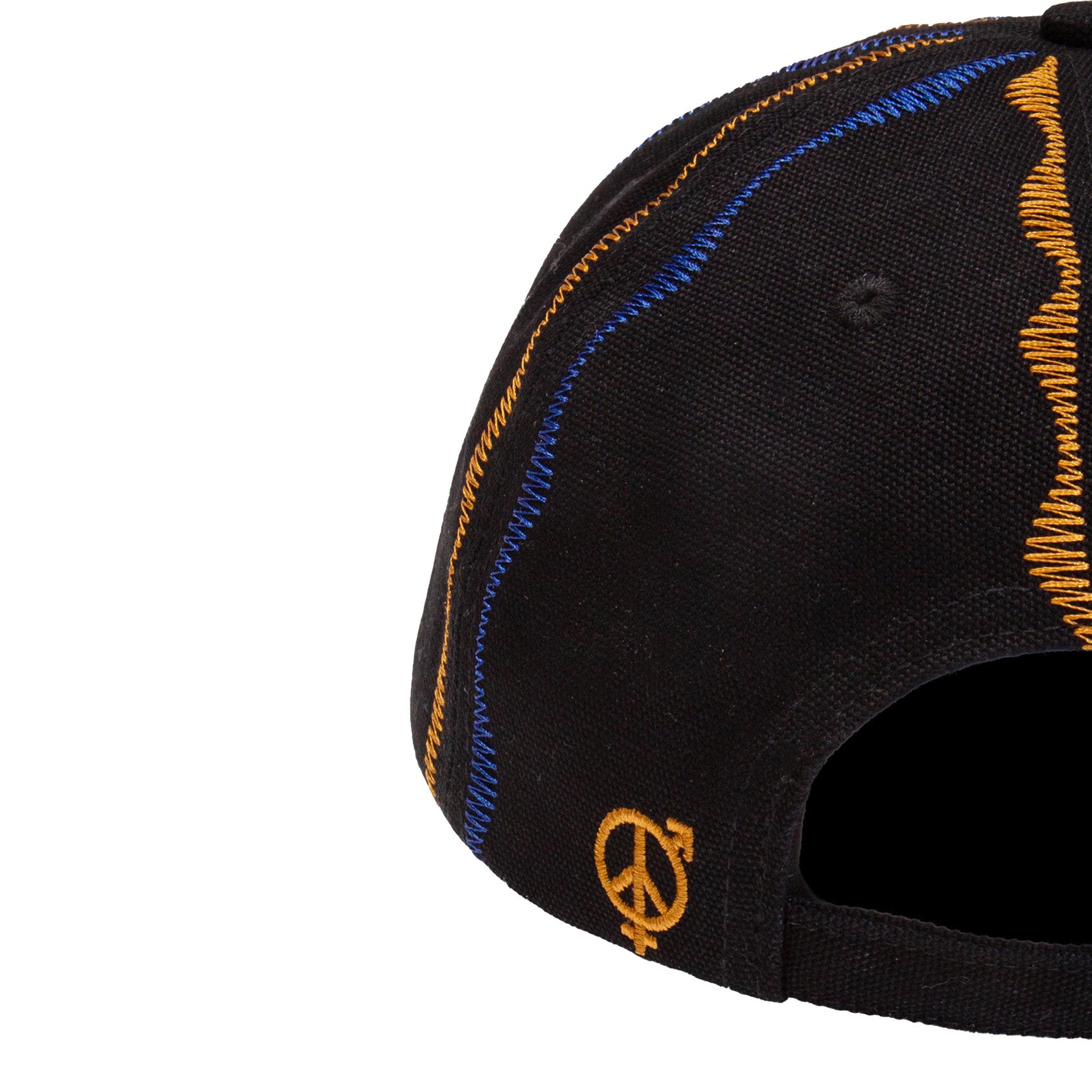 Sexhippies Welder's Stitch Pinwheel Hat Black