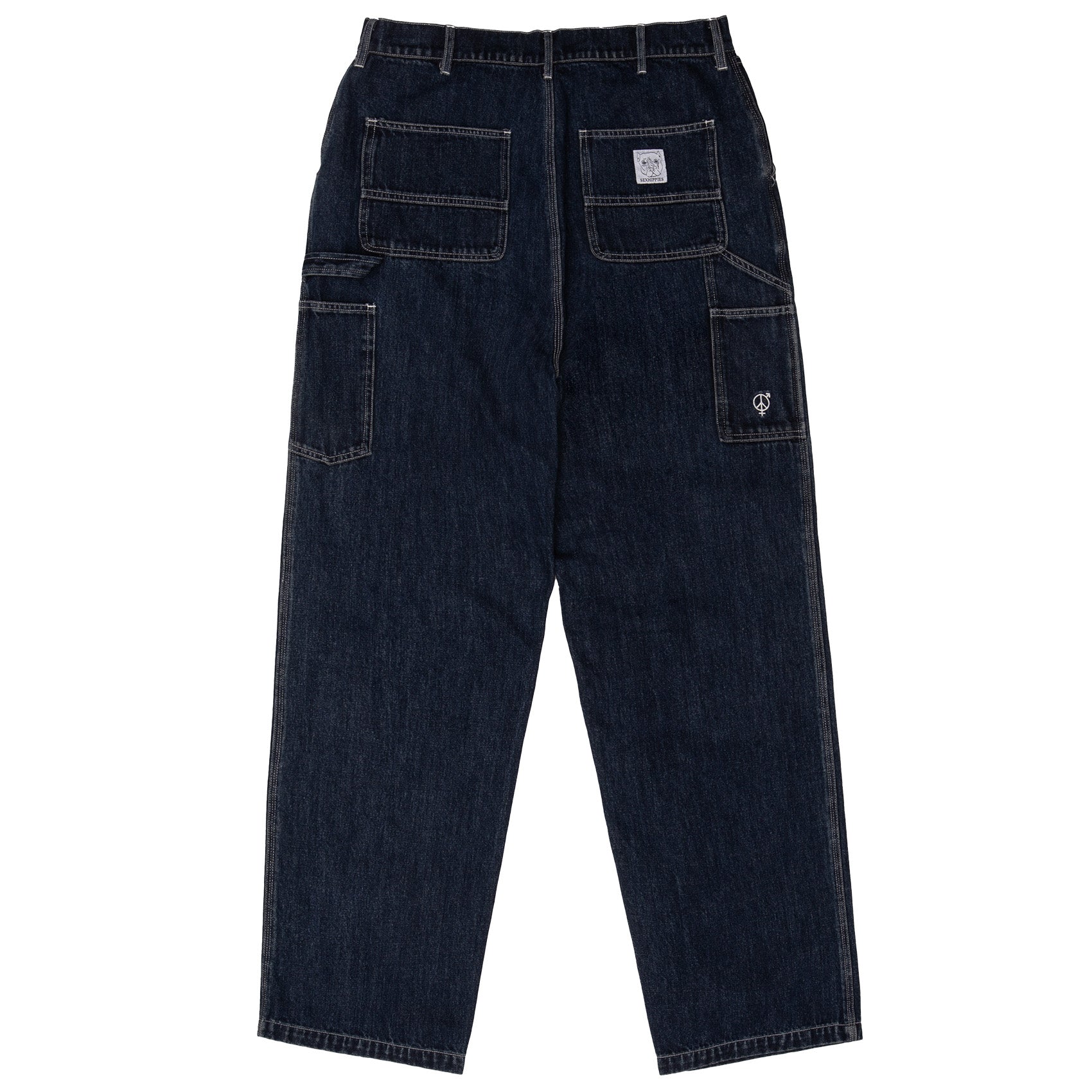 Sexhippies Carpenter Jeans Mid Wash Blue