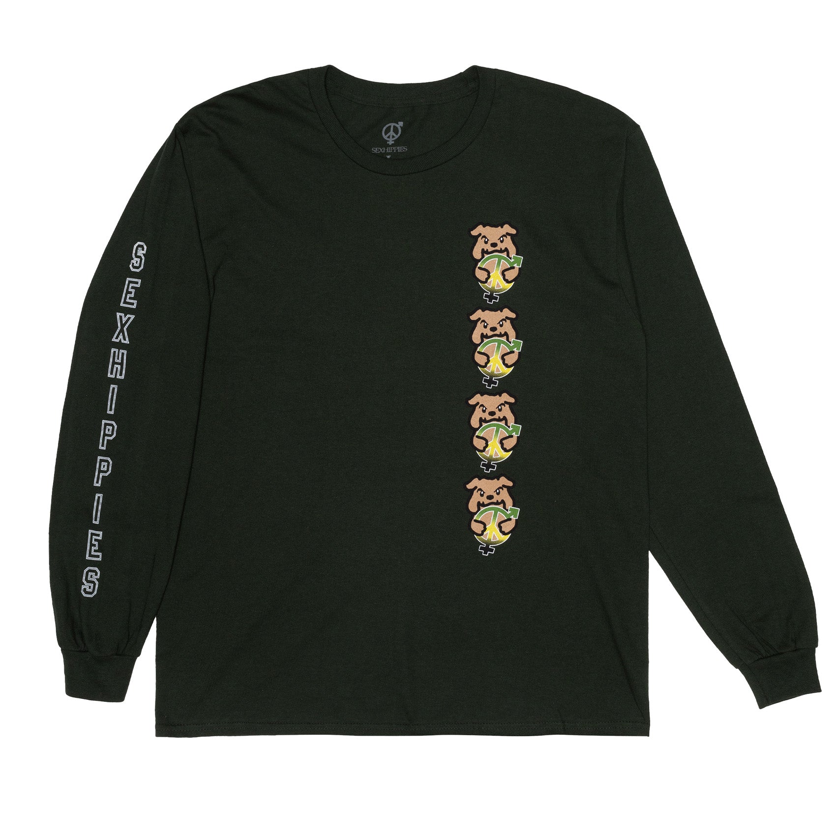 Sexhippies Bully OG Logo LS Tee Forest