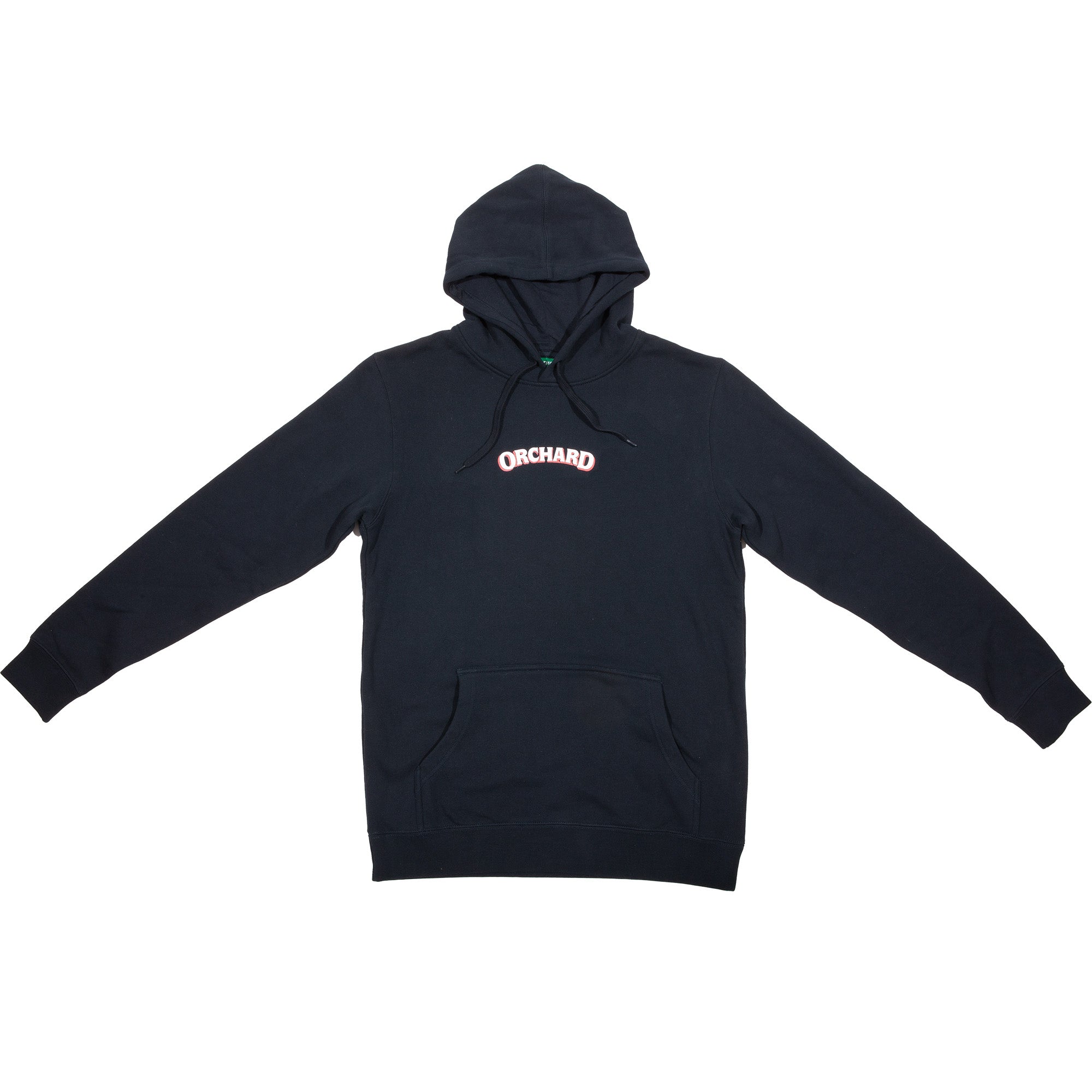 Orchard Text Shadow Hoodie Midnight/White/Red
