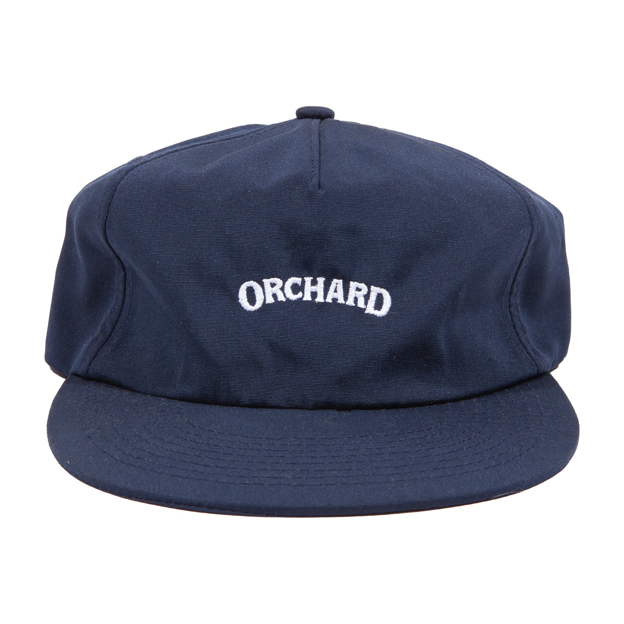 Orchard Text Logo Nylon Cap Midnight/White