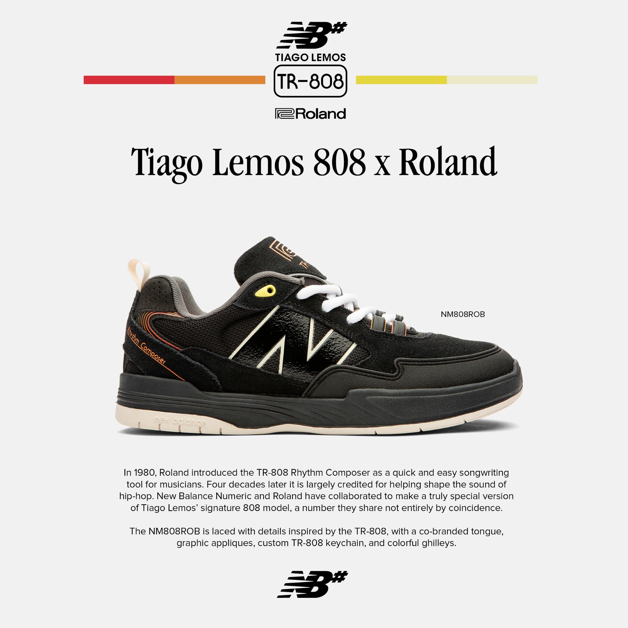 New Balance x Roland NM808ROB Black