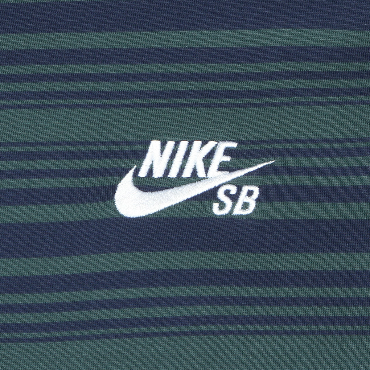 Nike SB Long-sleeve Striped T-Shirt Midnight Navy/Deep Jungle
