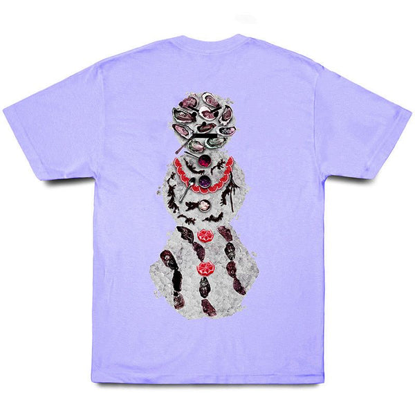 Quartersnacks Oyster Snackman Tee Lavender - Orchard Skateshop