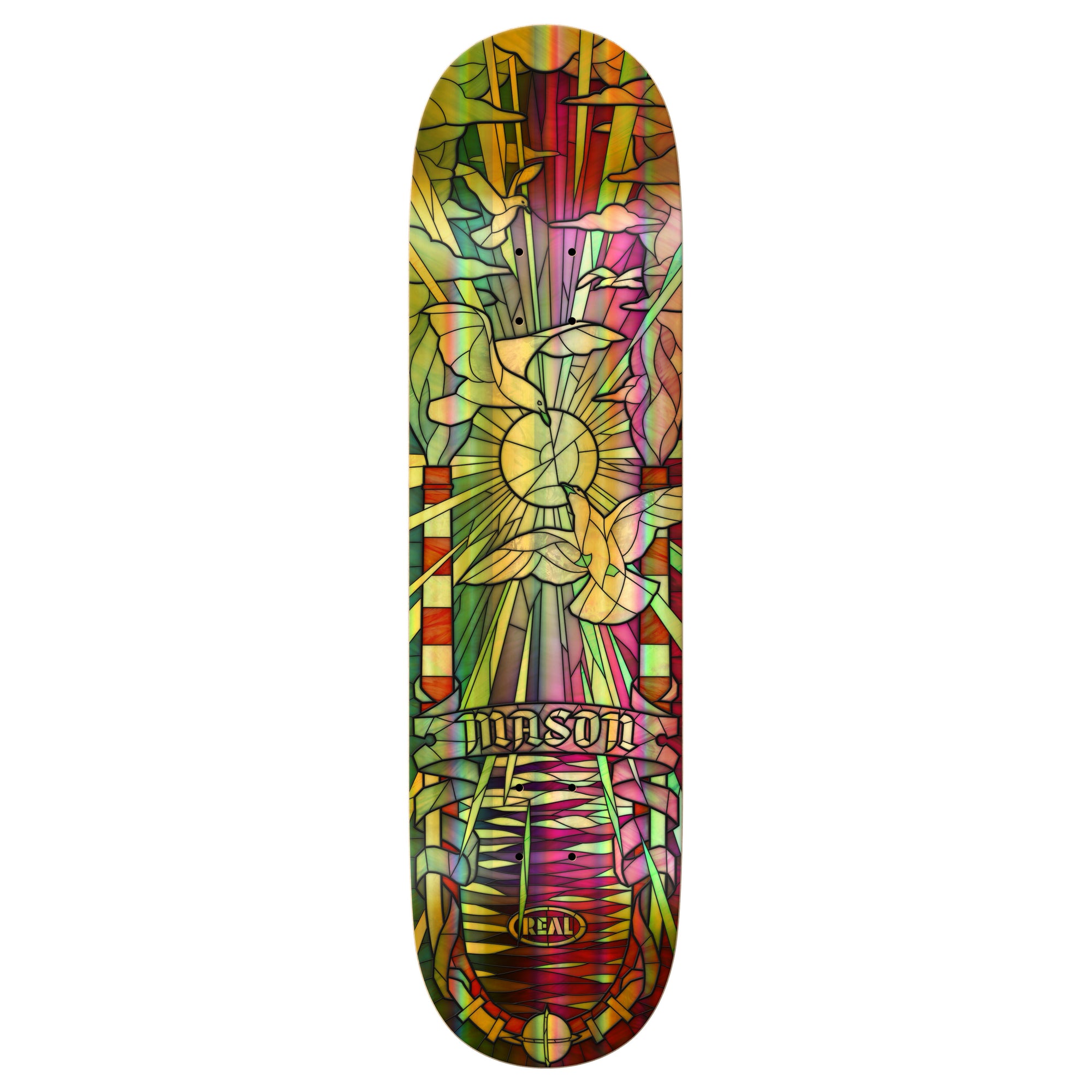 Real Mason Cathedral Holo True Fit Deck 8.25