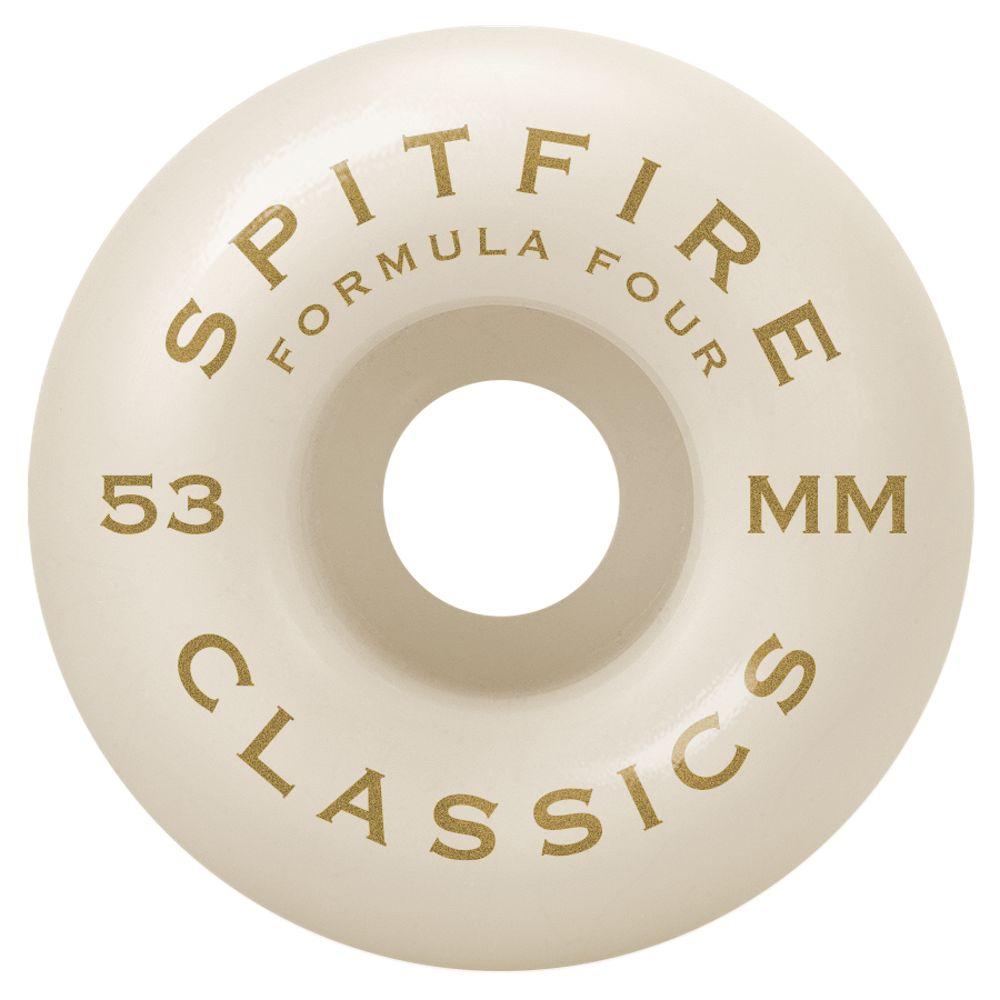 Spitfire Wheels Formula Four F4 Classic Orange 101d 53mm