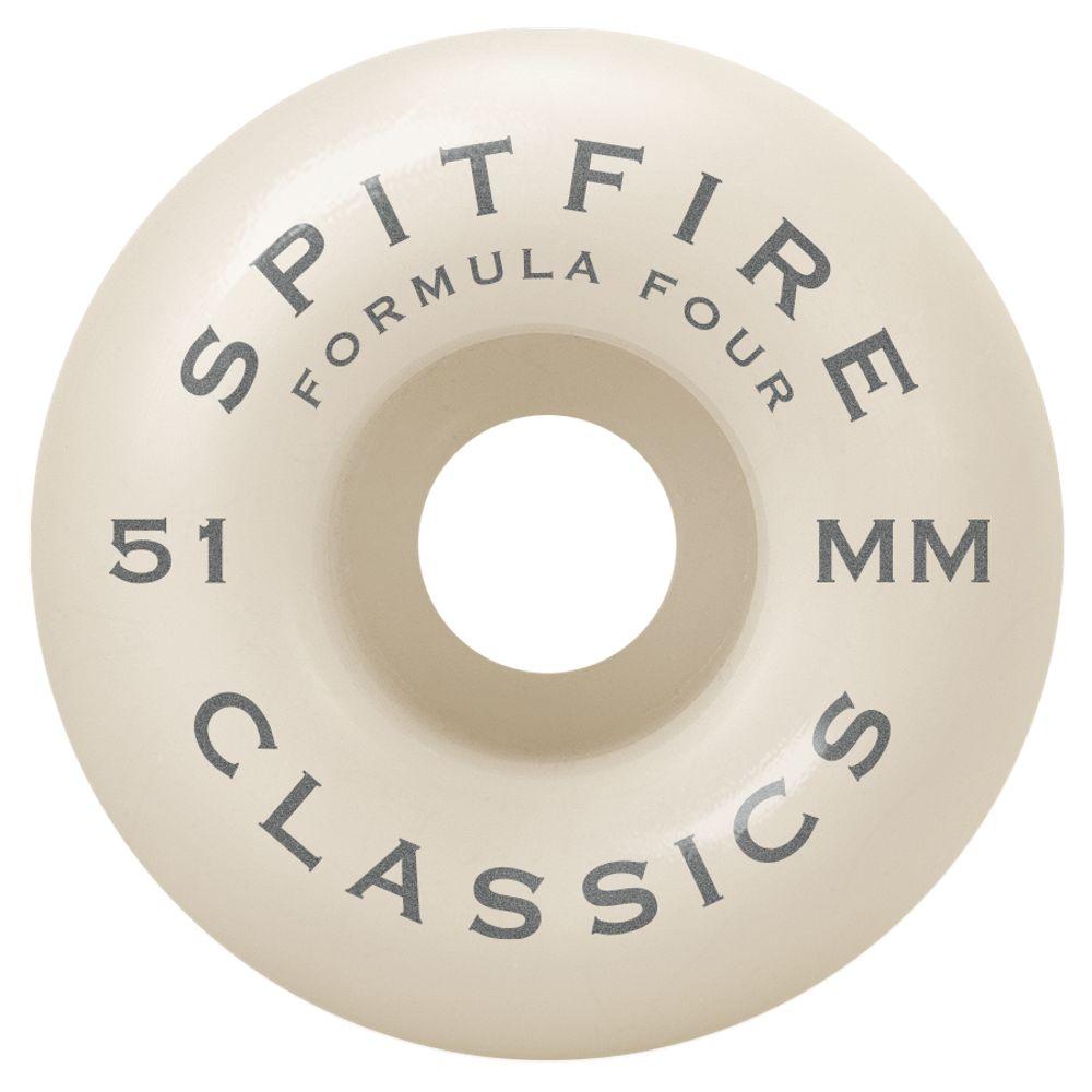 Spitfire Wheels Formula Four F4 Classic Red 99D 51MM