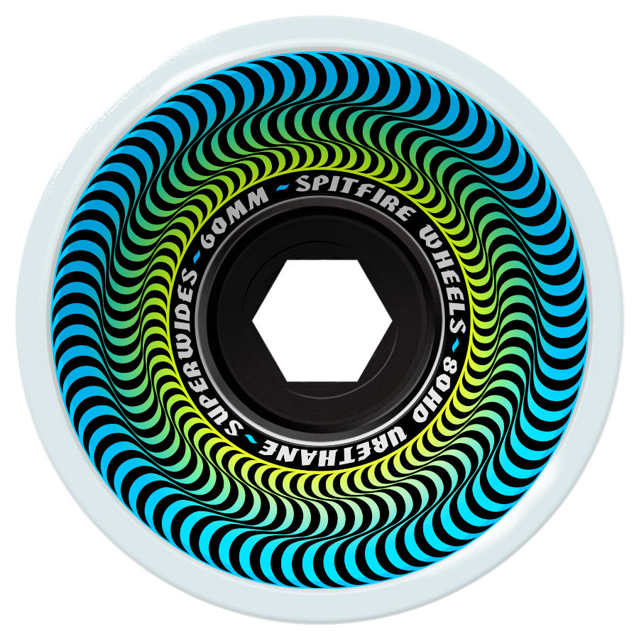 Spitfire Wheels 80HD Superwides Ice Grey 60mm 80a