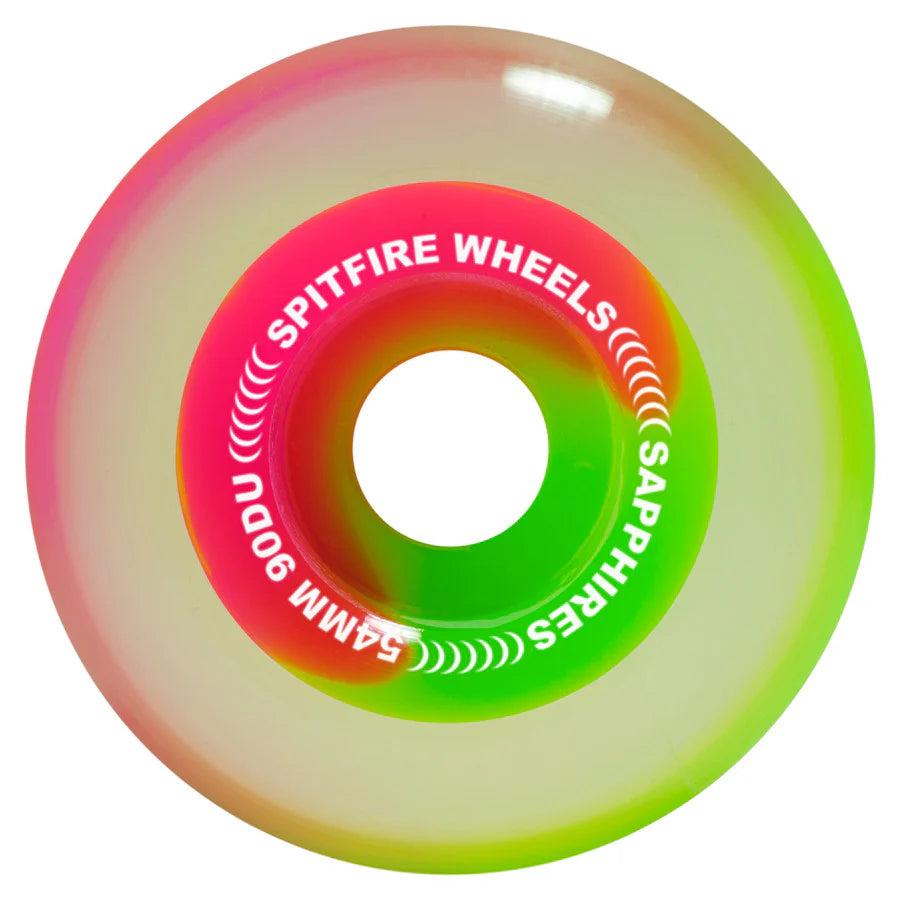 Spitfire Wheels Sapphires Hybrid Pink/Green 54mm 90a