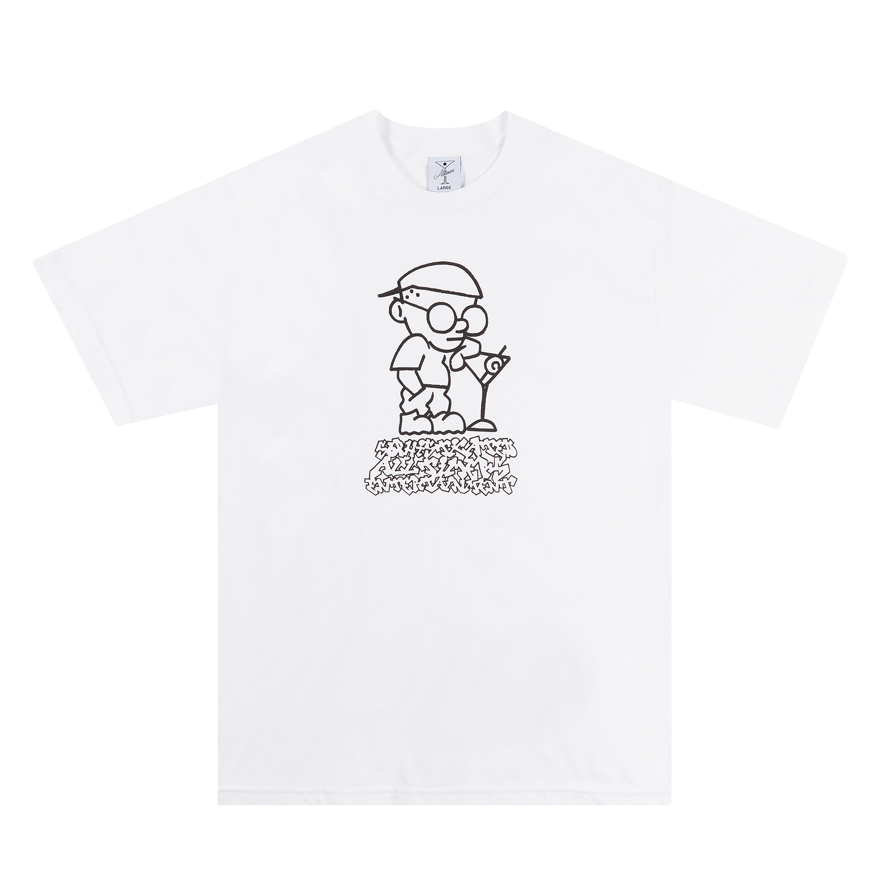 【ALLTIMERS】Skatepark T-Shirt / White ALLTIMERS Skatepark Tee White - APB Skateshop LLC.