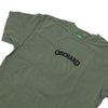 Orchard Embroidered Text Logo Tee Hemp/Black Garment Dyed
