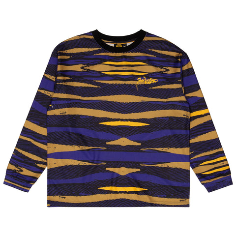 トップス SEXHIPPIES STRIPED MOCK NECK L/S TEE Striped Mock Neck 2.0 – sexhippies