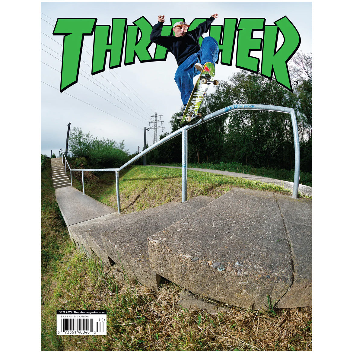 Thrasher Magazine December 2024 Foy Cover