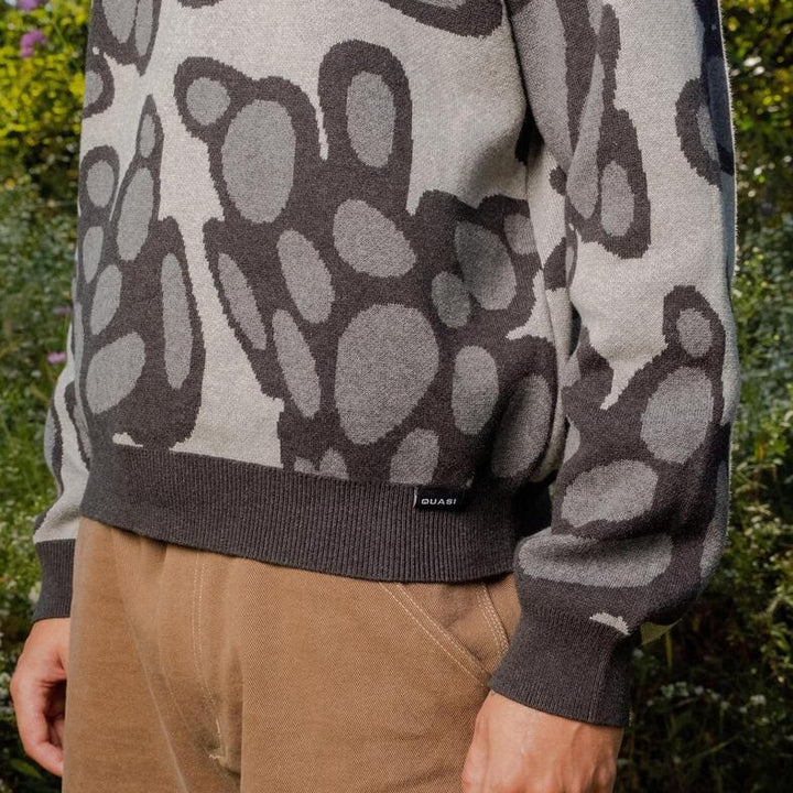 Quasi Dro Knit Sweater Soap Grey