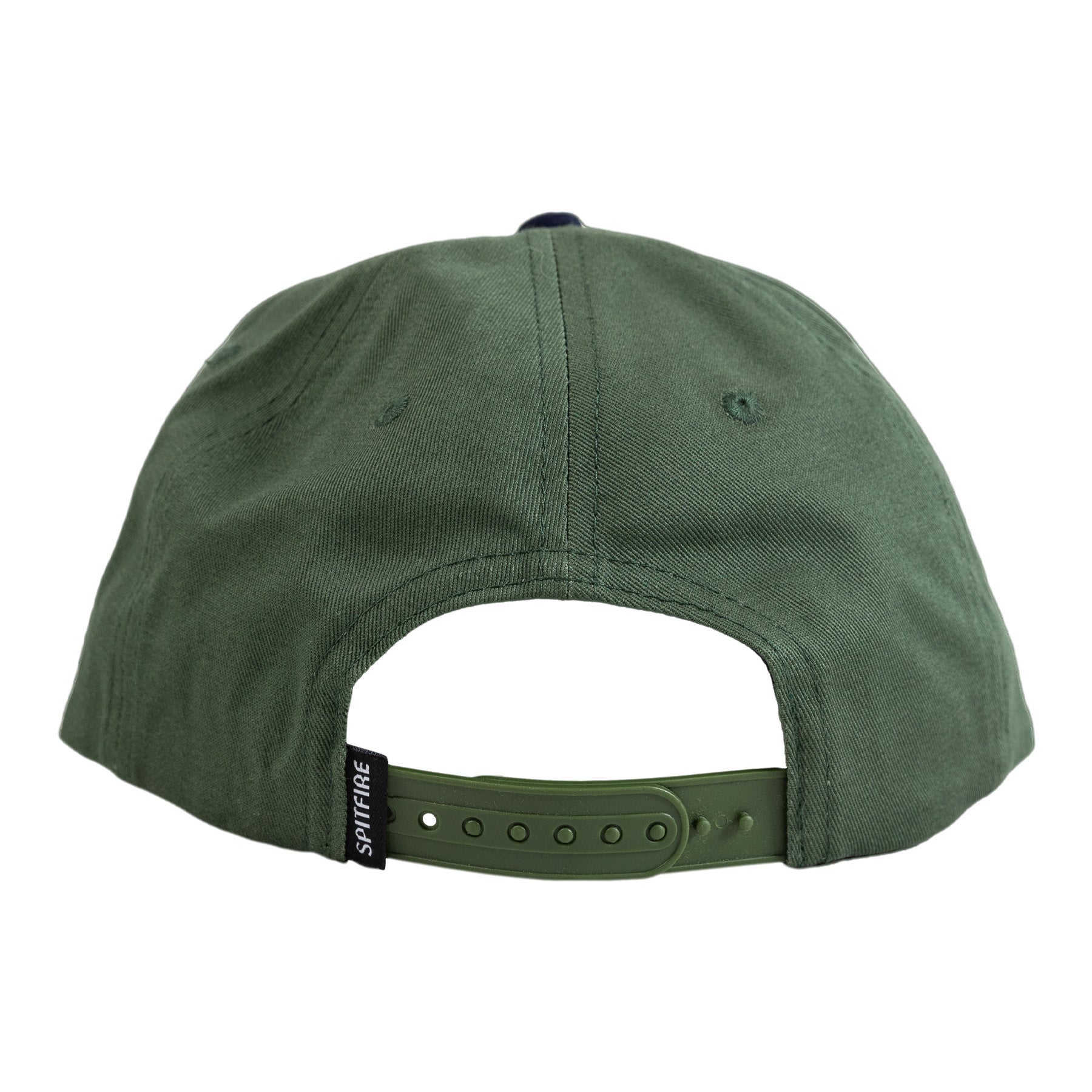 Spitfire Old English Arch Snapback Olive/Red