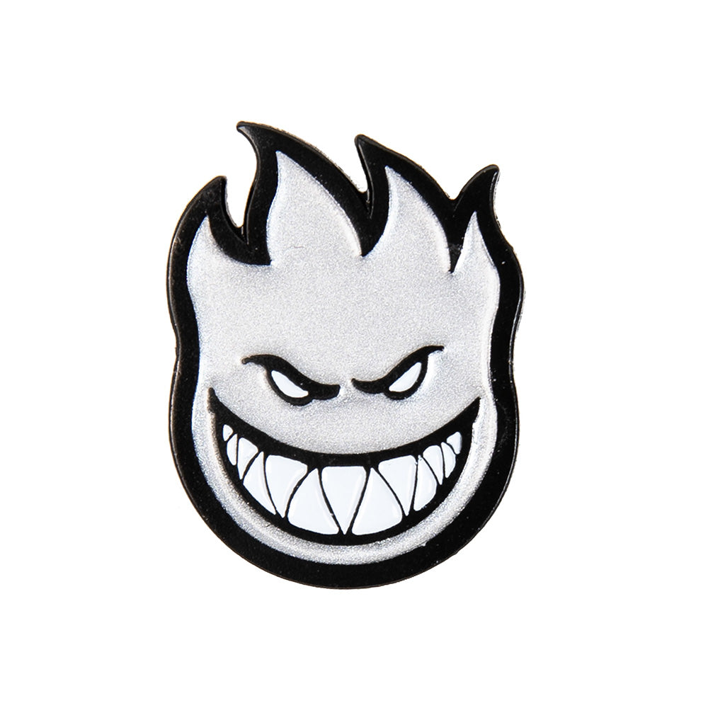 Spitfire BigHead Fill Lapel Pin Black/Silver