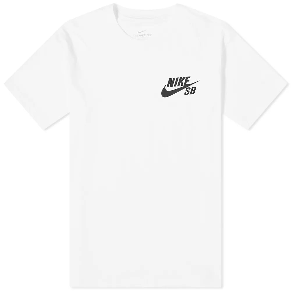 Nike SB Logo Skate Tee White/Black