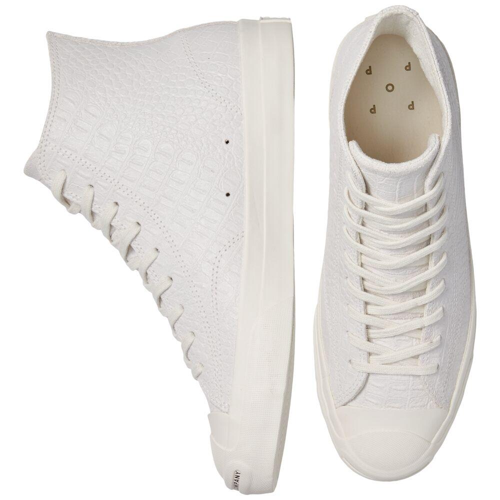 Converse CONS x Pop Trading Jack Purcell Pro Hi Egret/Black