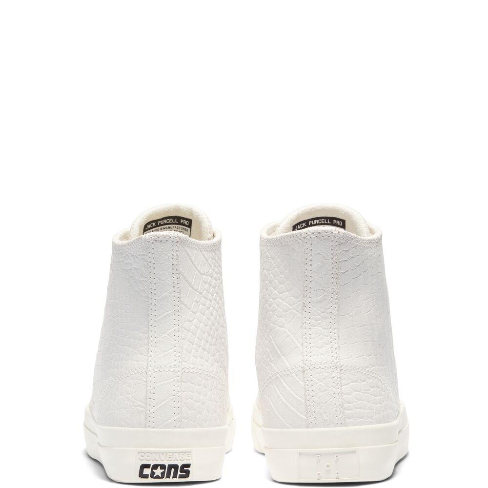 Converse CONS x Pop Trading Jack Purcell Pro Hi Egret/Black