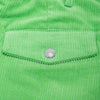 Fucking Awesome Pleated Chino Corduroy Pant Lime Green