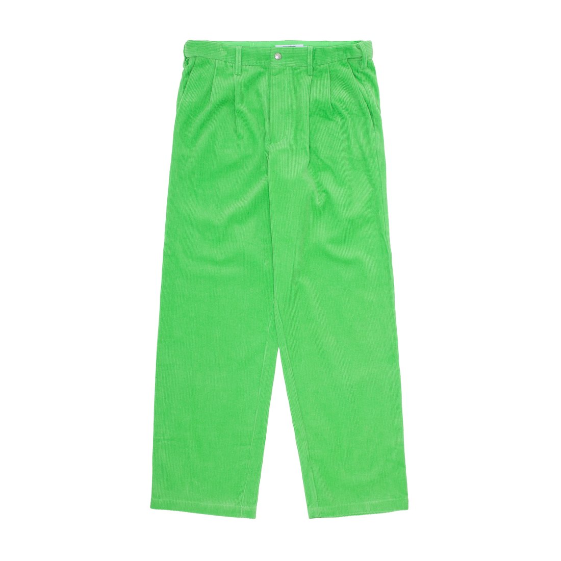 Fucking Awesome Pleated Chino Corduroy Pant Lime Green