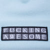 Fucking Awesome Hydra Cuff Beanie Light Blue