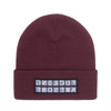 Fucking Awesome Hydra Cuff Beanie Maroon