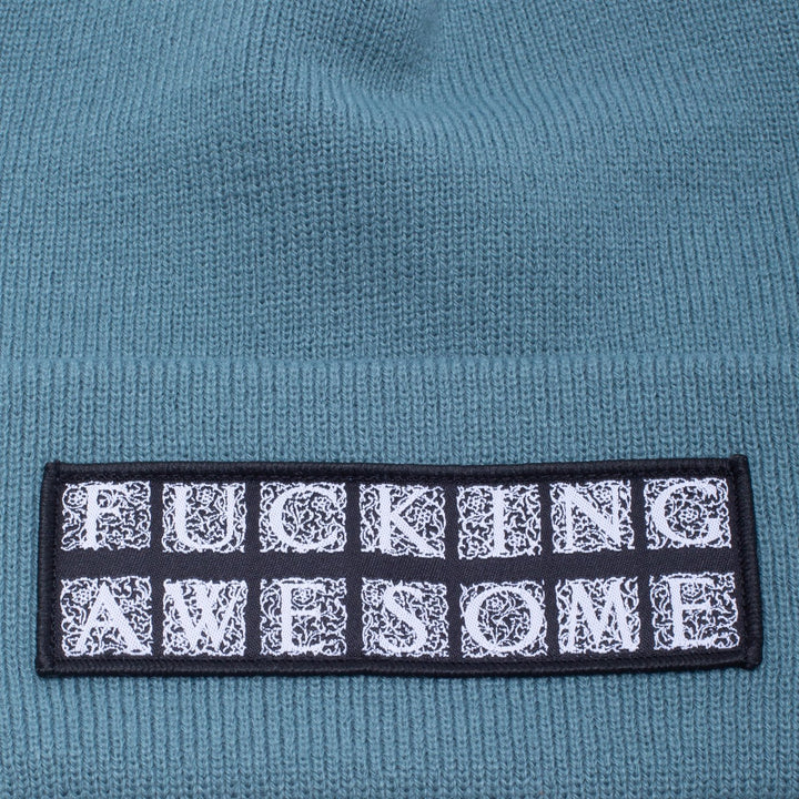Fucking Awesome Hydra Cuff Beanie Teal