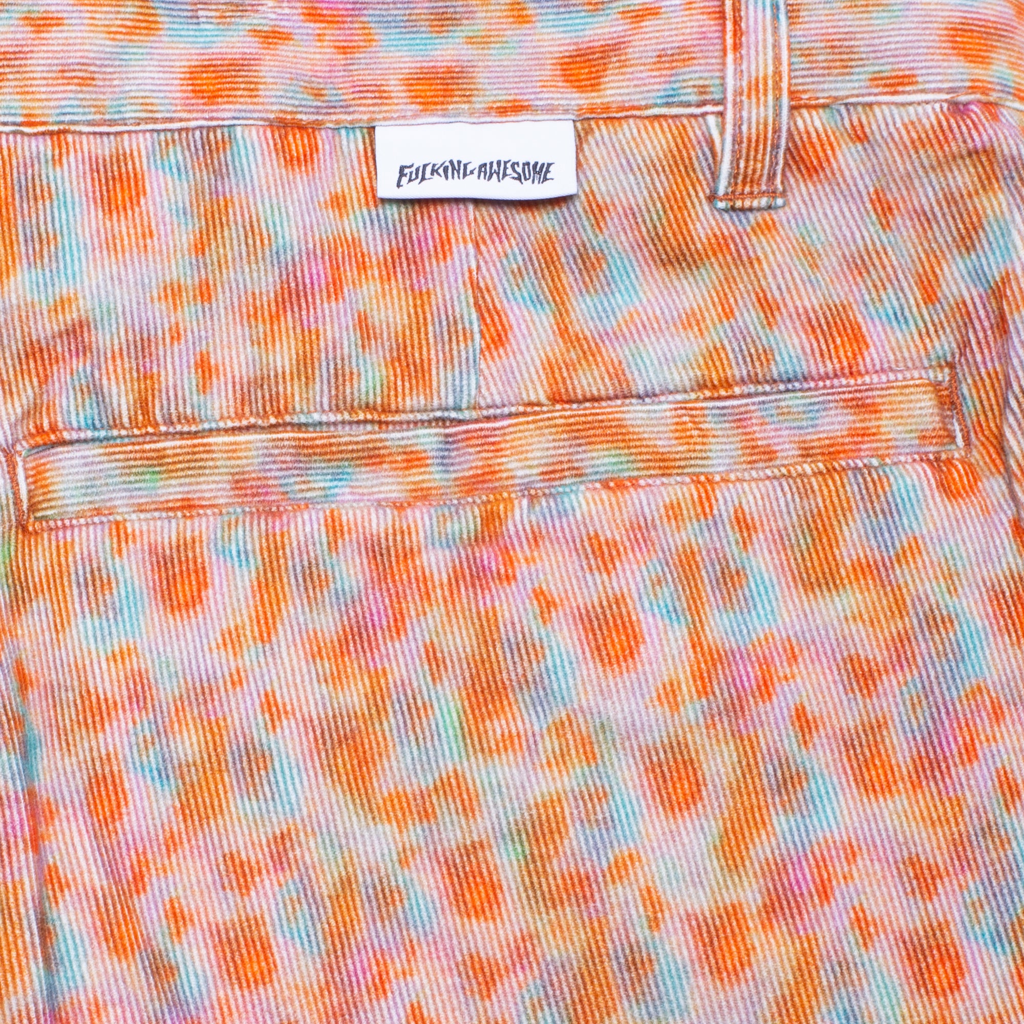 Fucking Awesome Skull Painting Corduroy  Work Pant A.O.P