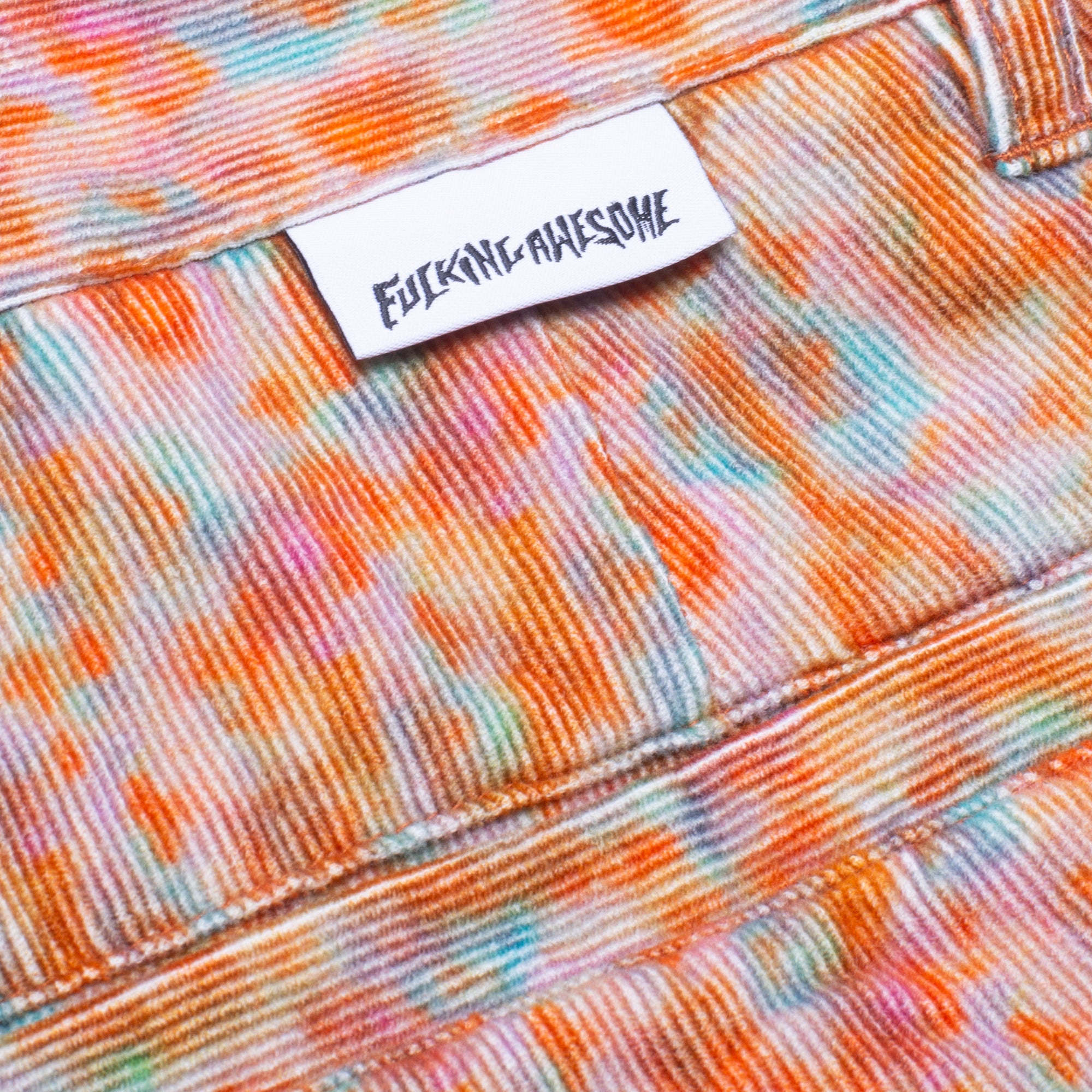 Fucking Awesome Skull Painting Corduroy  Work Pant A.O.P