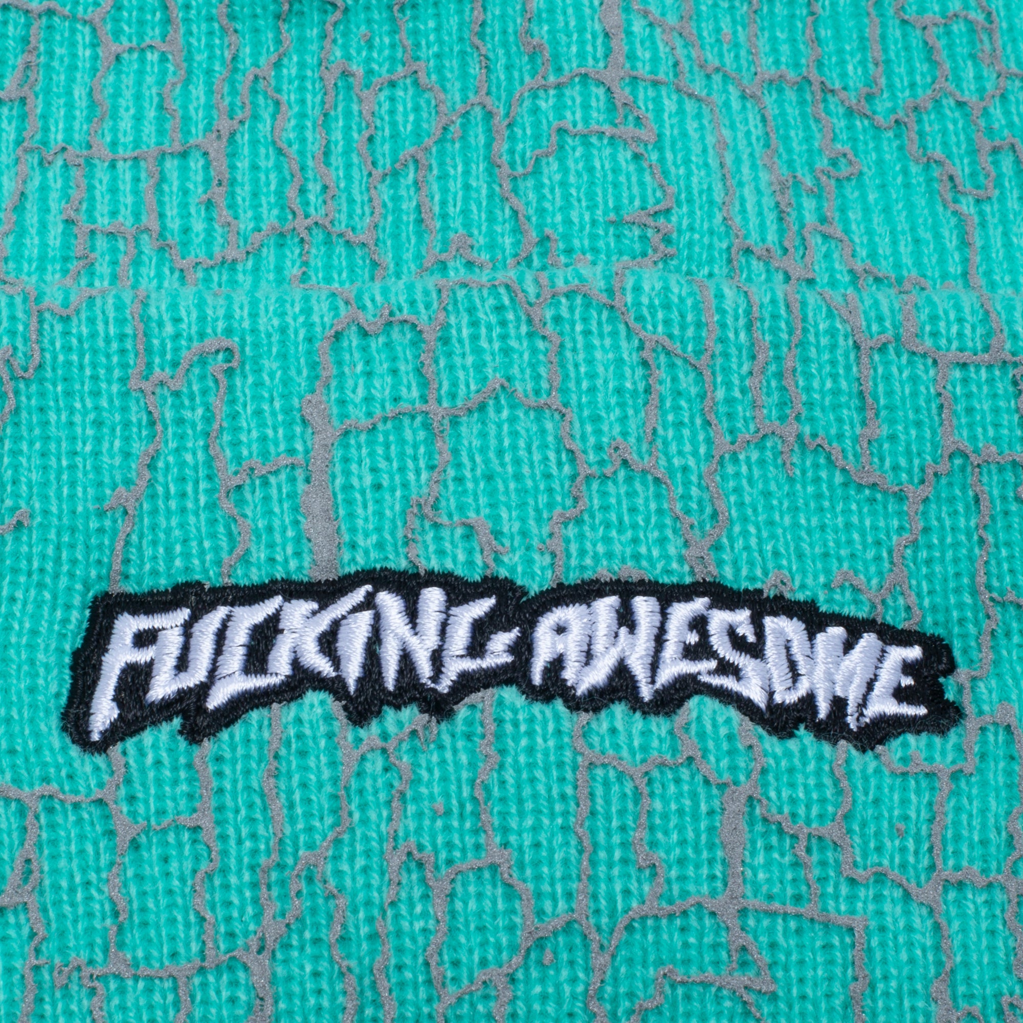 Fucking Awesome Everyday Camo Cuff Beanie Turqouise