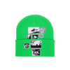 Fucking Awesome Spider Patch Cuff Beanie Neon Green
