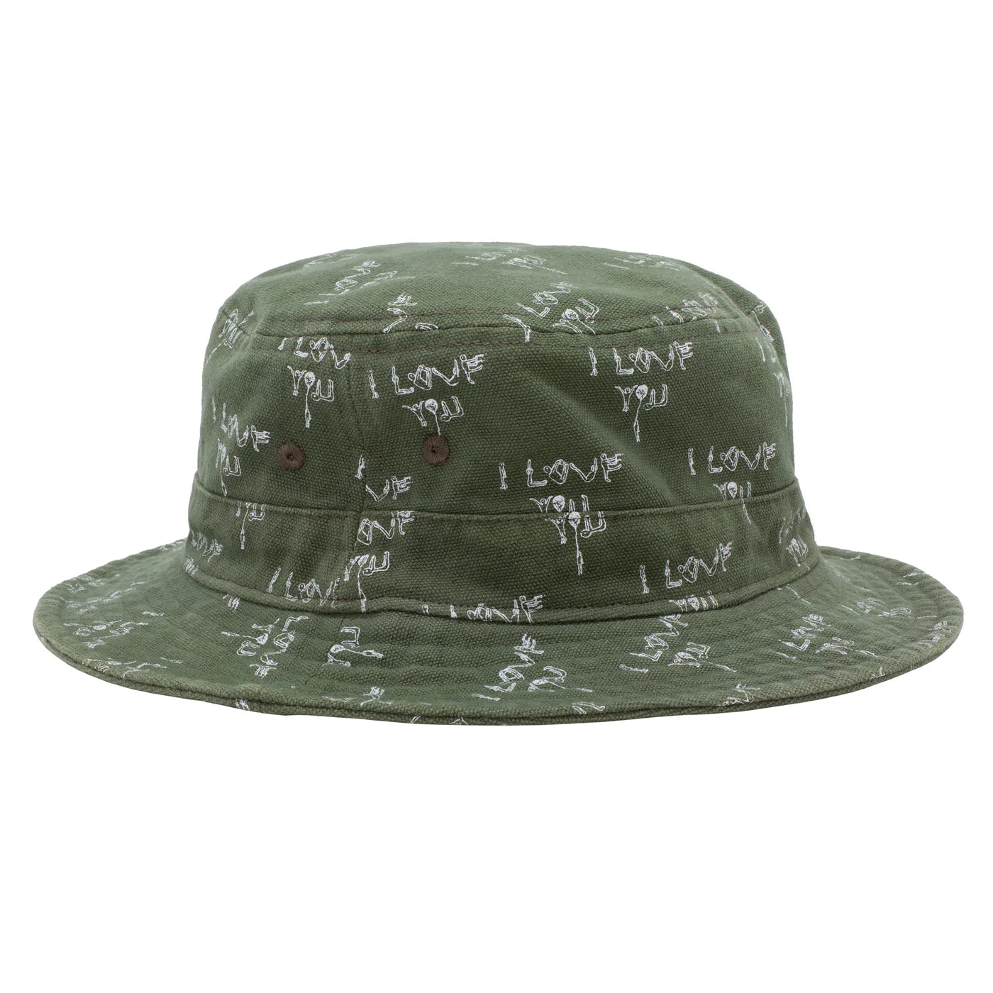Fucking Awesome I Love You Bucket Hat Green