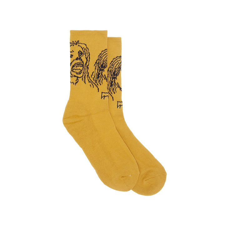 Fucking Awesome Front Row Sock Gold