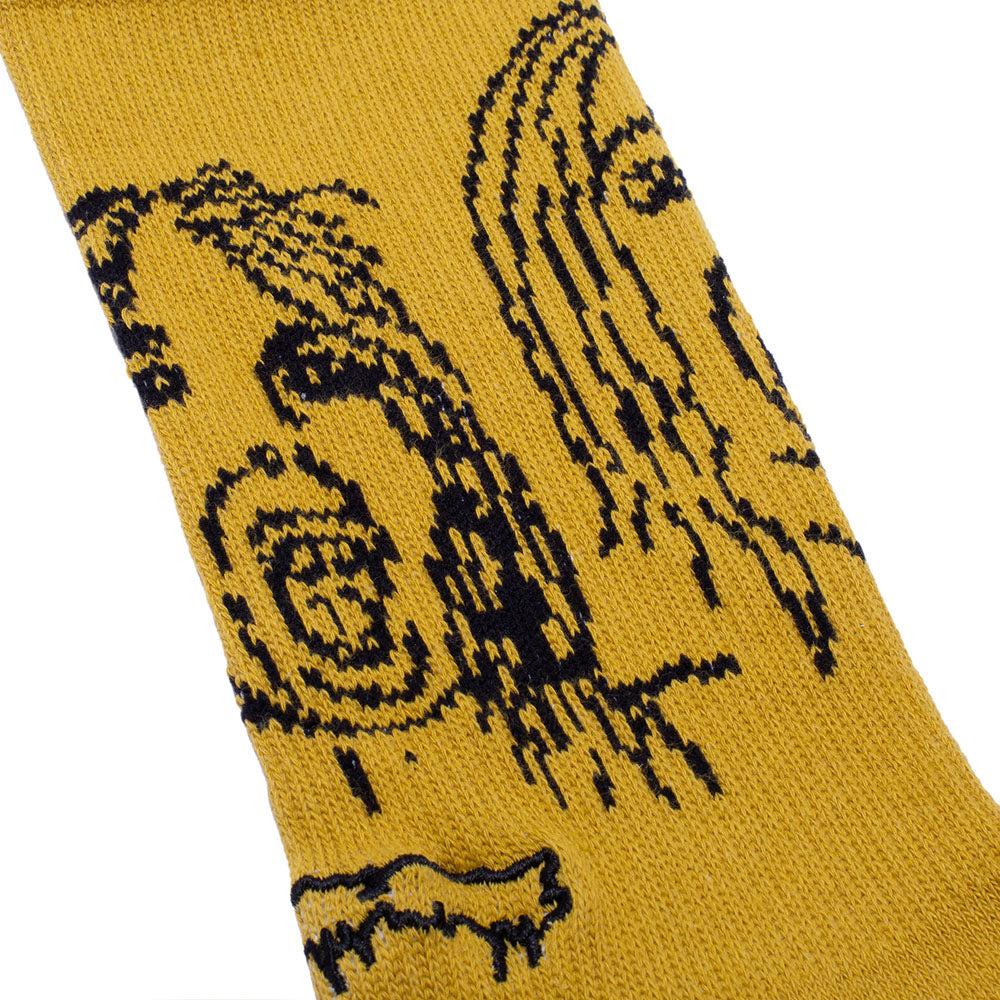 Fucking Awesome Front Row Sock Gold
