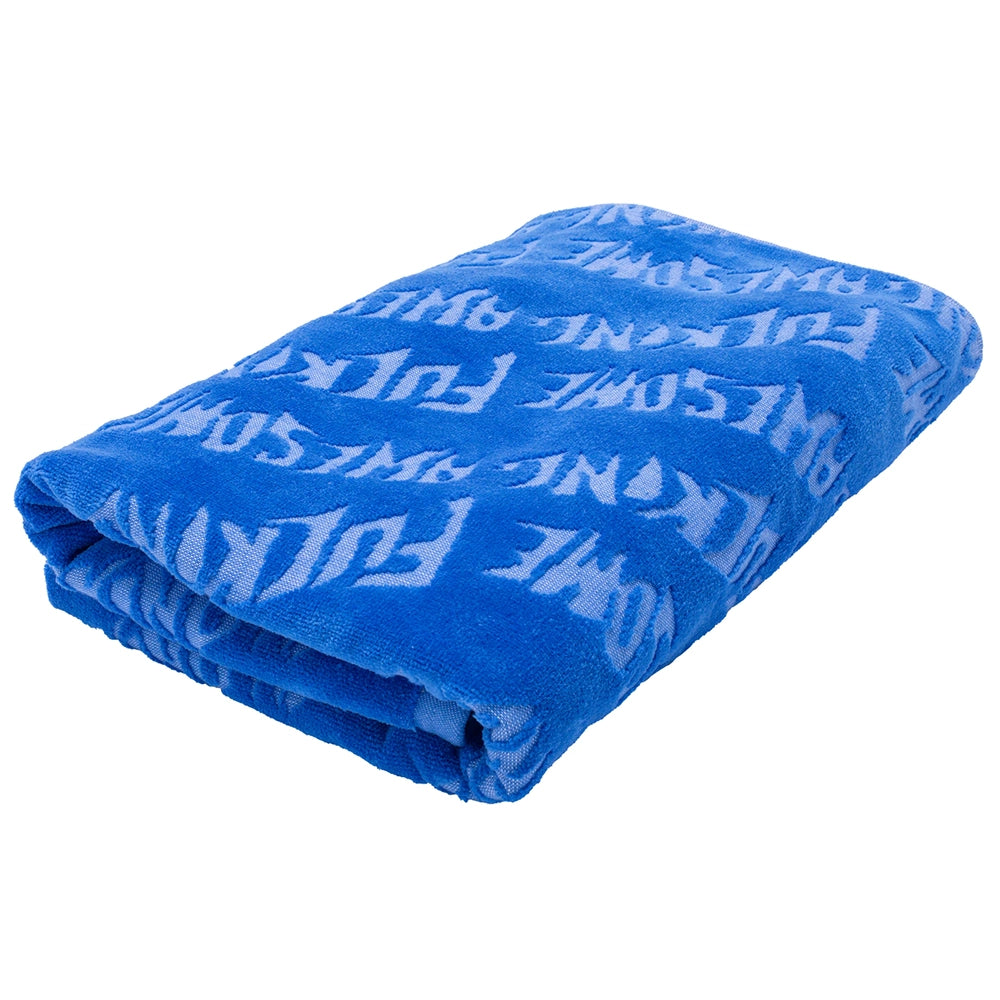 Fucking Awesome Stamp Emboss Towel Blue