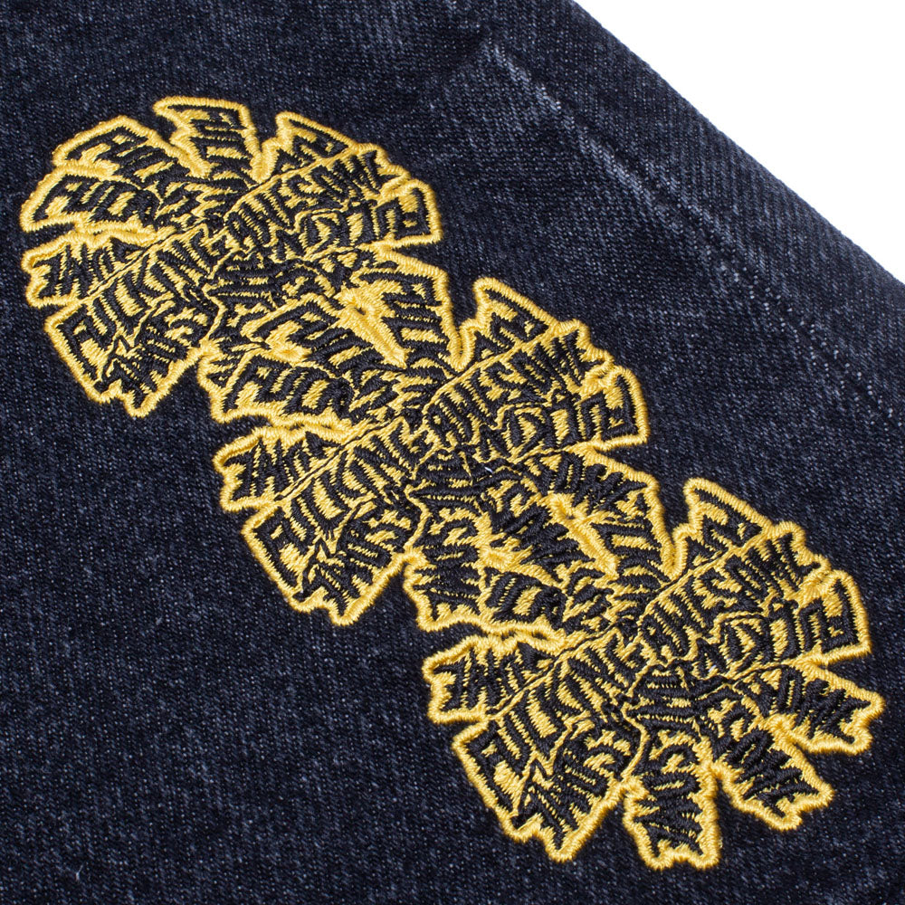 Fucking Awesome Denim Spiral Short Black