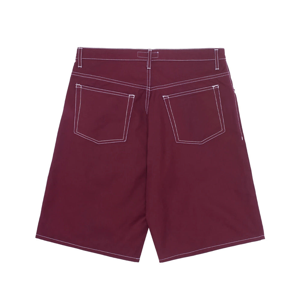 Fucking Awesome Twill Spiral Short Maroon