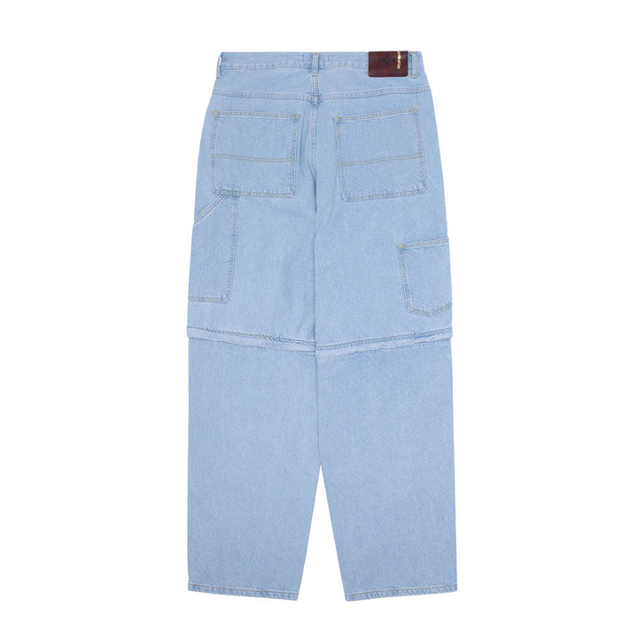 Fucking Awesome Baggy Zip Off Carpenter Pants Light Denim